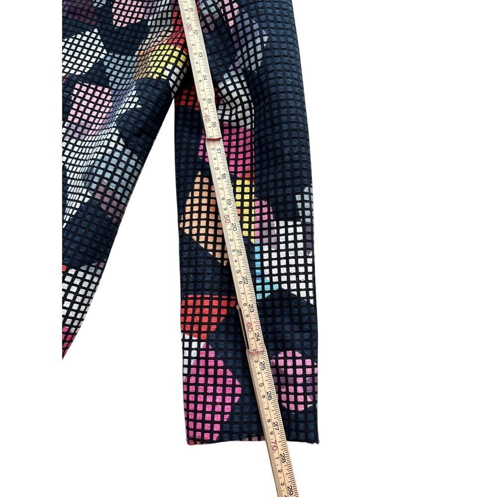 Trina Turk Graphic Mod Jacket Size S Colorful Long Coat Statement Outerwear - Picture 7 of 11